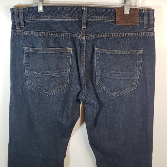 AKOO Sz 38 Big Oak Fit Slim Cut Dark Wash Denim Jeans - Picture 5 of 9